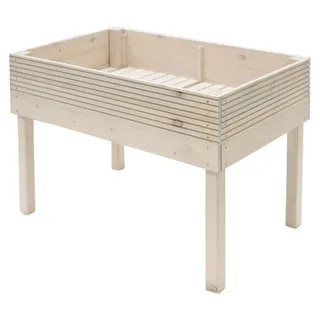 Westmann Holz Hochbeet Frieda Grau 119x75x79 cm - Grau