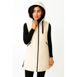 Steppweste LPO "Mascho", Damen, Gr. 40 (M), whisper weiß, 100% Polyester, regular fit, Westen Steppweste, Wendeweste