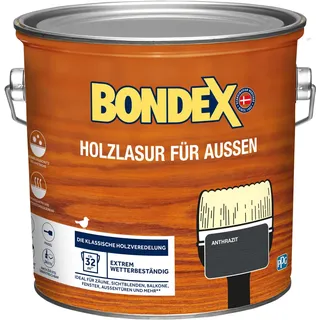Holzlasur Anthrazit 2,5 l