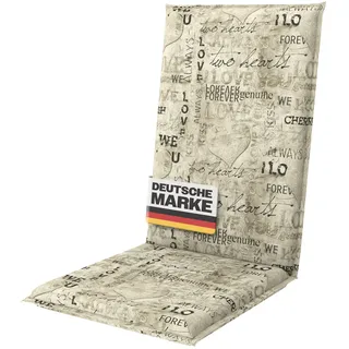 Gardissimo 8613 Hochlehner Gartenstuhl Auflagen 120x50x8cm natur