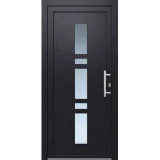 PANTO SMK 017 rechts 110 x 210 cm anthrazit/weiß