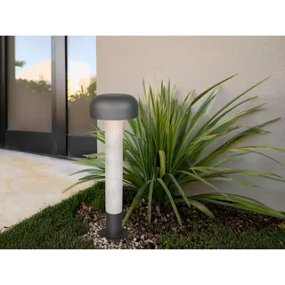 LED Außen Wegeleuchte in Betonoptik Anthrazit, Garten-Wegbeleuchtung, Höhe 54cm