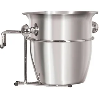Gardenson Champagnerkühler , Edelstahlfarben , Metall , 5 l , 23x21x29 cm , Barzubehör & Weinzubehör, Weinkühler