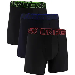 Under Armour Herren UA Performance TechTM Boxerjock® Unterwäsche, 15,2 cm, 3er-Pack, Schwarz/Schwarz/Schwarz, XL