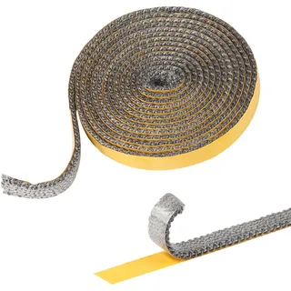 MIGUBIGU 1 Stück Kamin Dichtband 3 mm x 15 mm x 2.5 m, Ofendichtschnur, Selbstklebend Dichtband, Dichtungsbander für Kaminofen, Kamin, Kamintür, Ofenrohr, Ofentür Dichtung, Hitzebeständig bis 600° C
