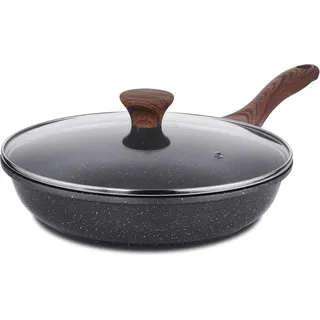 SENSARTE Bratpfanne 24 cm mit Deckel