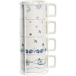 DKD Home Decor Kaffeetassen-Set, Standard