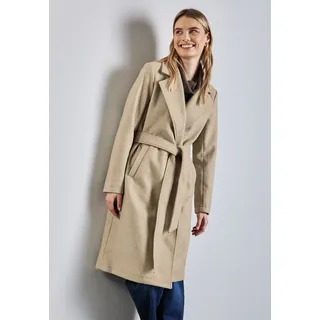 STREET ONE Kurzjacke mit Gürtel zum Taillieren, beige
