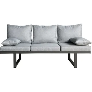 LC Garden Bondino 3-Sitzer Multifunktionssofa Aluminium/Polyester