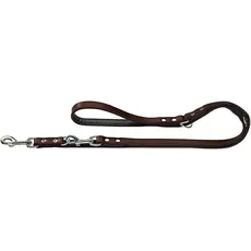 Hunter Verstellbare Führleine Basic Crouponleder (Hund), Halsband + Leine
