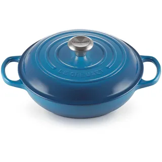 Le Creuset Signature Gusseisen Gourmet-Profitopf, Rund, Ø 26 cm, Für alle Herdarten inkl. Induktion geeignet, Marseille