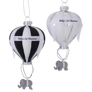Boltze Startseite Weihnachtshänger Babys 1. Weihnachtsballon