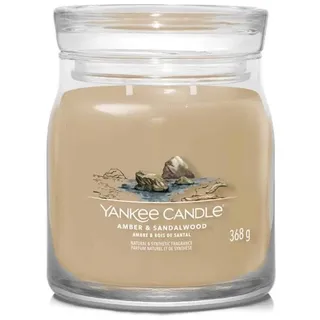 Yankee Candle Amber & Sandalwood Duftkerze 368 g gold