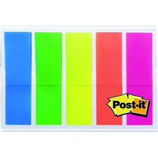 Post-it Mini Haftmarker farbsortiert 5x 20 Streifen