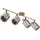 NOWA 80040446 4x E14 länglich Metall Holzoptik