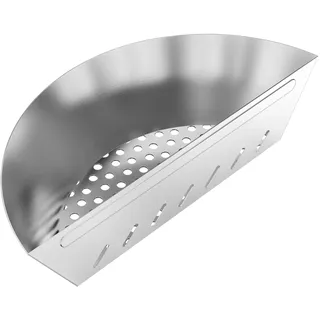 Onlyfire Edelstahl Kohlekorb für Weber 57cm Kugelgrill und Andere Ähnliche Holzkohlegrills, Charcoal Briquet Holders, Holzkohlekörbe, Direktes und Indirektes Grillen, Char-Basket, 51 x 21,7 x 12cm