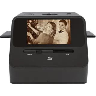 dnt 4-in-1 SlideCopy PRO, 14 MP, Bildscanner, Fotos, Dias, Negative, Akkubetrieb, speichert auf SD-Karte, DNT000015