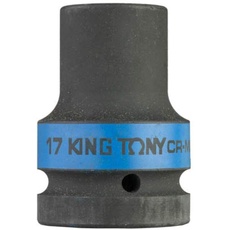 KING TONY Vaso de impacto 1" 4 cantos 17mm