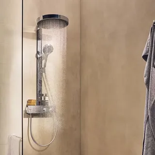 Hansgrohe Rainfinity Showerpipe 360 1jet mit ShowerTablet 350 Chrom