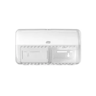 TORK Toilettenpapierspender T4 Kunststoff, Abschließbar Wandmontage weiß