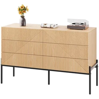 Okwish Sideboard 115,5 x 76 x 40 cm Beige