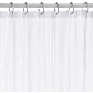 RIDDER Duschvorhang 120 x 200 cm transparent