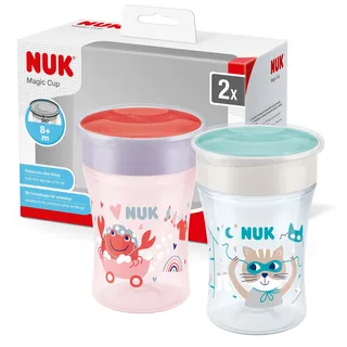 NUK Magic Cup Magic Cup 2 Pack Tasse Girl 2x230 ml