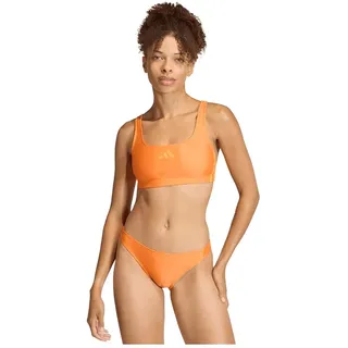 Adidas 3 Stripes V-back Bikini - Pure Orange / Pure Tangerine - 34