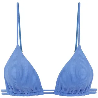 Copenhagen Studios Triangel-Bikini-Top Damen Blau 38 Cup A/B