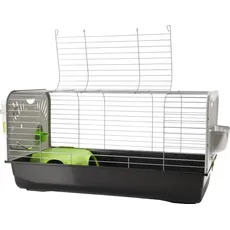 Savic Caesar 3 De Luxe Dwarf Rabbit Cage 100x50x51 cm Blue/Grey, Kleintierstalleinrichtung