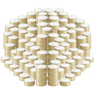 Bolsius: Waxine-Lichte 6h (150er Beutel) - gold