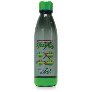ThumbsUp! Thumbs up TMNT Trinkflasche, 650 ml, Ninja Turtles, Drehverschluss, offizieller Artikel