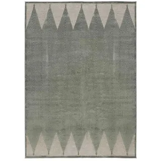 Atticgo Kurzflorteppich Grau Farashe 160/230 cm , Textil , Grafikmuster , Rechteckig , 160x230 cm , Oeko-Tex® Standard 100 , antistatisch, leicht zusammenrollbar, rutschfeste Unterfläche , Teppiche und Böden, Teppiche