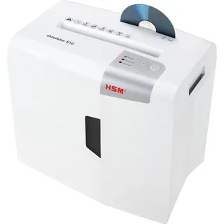 HSM shredstar S10 - Aktenvernichter Streifenschnitt P-2 18 l Vernichtet auch Büroklamme