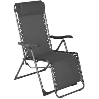 Rebecca Mobili Mobili Rebecca Garten-Relaxsessel 66 x 104 x 113 cm grau