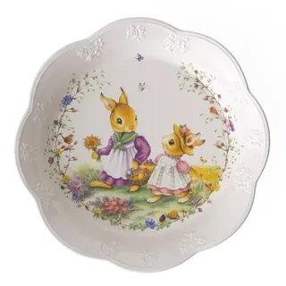 Villeroy & Boch Spring Fantasy, Schale groß, Blumenwiese, 30,5x30,5x5cm, Premium Porzellan, Bunt