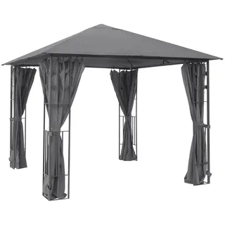 Konifera Athen 3 x 3 m inkl. 4 Seitenteile Grau