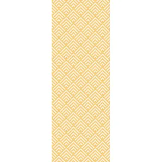 queence Vinyltapete »Ilayda« Farbverlauf   abstrakt   bedruckt   gemustert glatt 90x250cm, selbstklebend, kinderleichte Anbringung,, Sticker, gelb