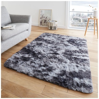 GC GAVENO CAVAILIA Area Rugs Wohnzimmerteppich, Bodenteppich, extra weich, rutschfest, weich, flauschig, klein, zottelige Teppiche für Wohnzimmer, Anthrazit, 60 x 110 cm