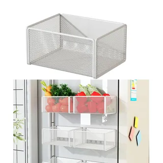 LIFEFAN Magnetregal Küchenorganizer Gewürzregal Magnetisch Kühlschrank Regal Küchenrollenhalter Magnet Ablage Platzsparend Organizer Gewürzgläser