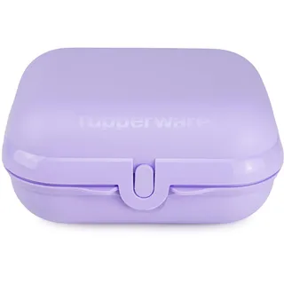 Tupperware Eco+ Brotdose Großer Twin Gr.3 flieder Snackbox Lunchbox+Ausstecher hellblau