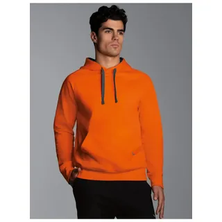 TRIGEMA Kapuzensweatshirt »TRIGEMA aus Biobaumwolle«, orange