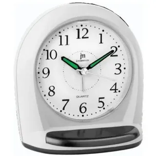 Wecker Tisch- Jm JA7079B Snooze, Weiß, Design Elegant Und Funktional