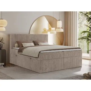 MKS Meble Tiliano 180 x 200 cm H3 Hellbraun