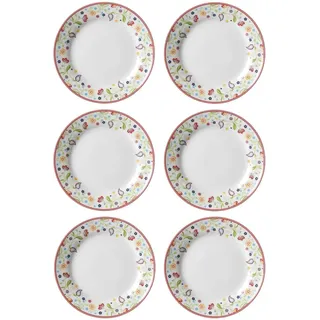 Ritzenhoff & Breker Frühstücksteller »Dessertteller Shanti ø 20 cm 6er Set bunt«, bunt
