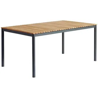 Cinas Gartentisch Gartentisch 167,5 x 100 x 72 cm grau