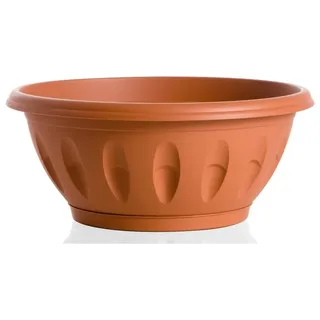 Vase Schale 35 Cm. Mit Untersetzer Terracotta 30735