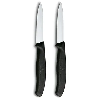 Victorinox Swiss Classic Gemüsemesser 8 cm 2-tlg. Schwarz