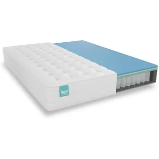 ZZ DON DESCANSO NALUI Gelenkmatratze mit Taschenfederkern, 90 x 200 cm, mit viskoelastischem Gel, Stretch-Kaschmir und atmungsaktivem 3D-Stoff, Höhe: ± 26 cm, weiche Härte