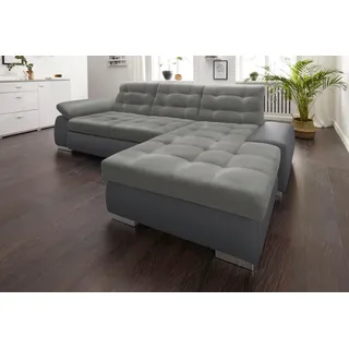 sit&more Ecksofa »Ontario L-Form« XXL, wahlweise mit Bettfunktion sit&more